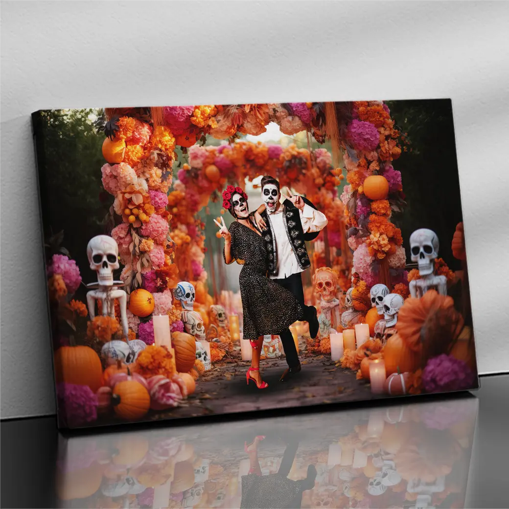 Gepersonaliseerd canvas Dag van de Doden 4