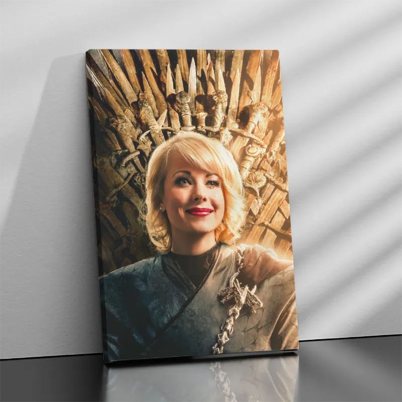 Gepersonaliseerd canvas De Almachtige Troon - Portret voor volwassenen 1