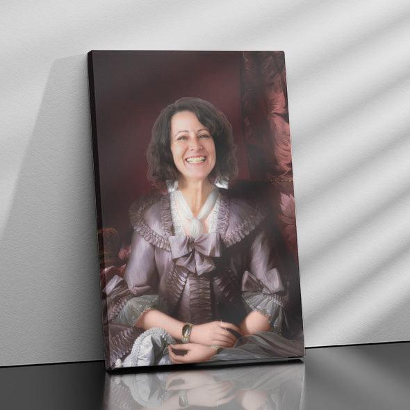 Gepersonaliseerd canvas De Edelvrouw - Portret voor volwassenen 1