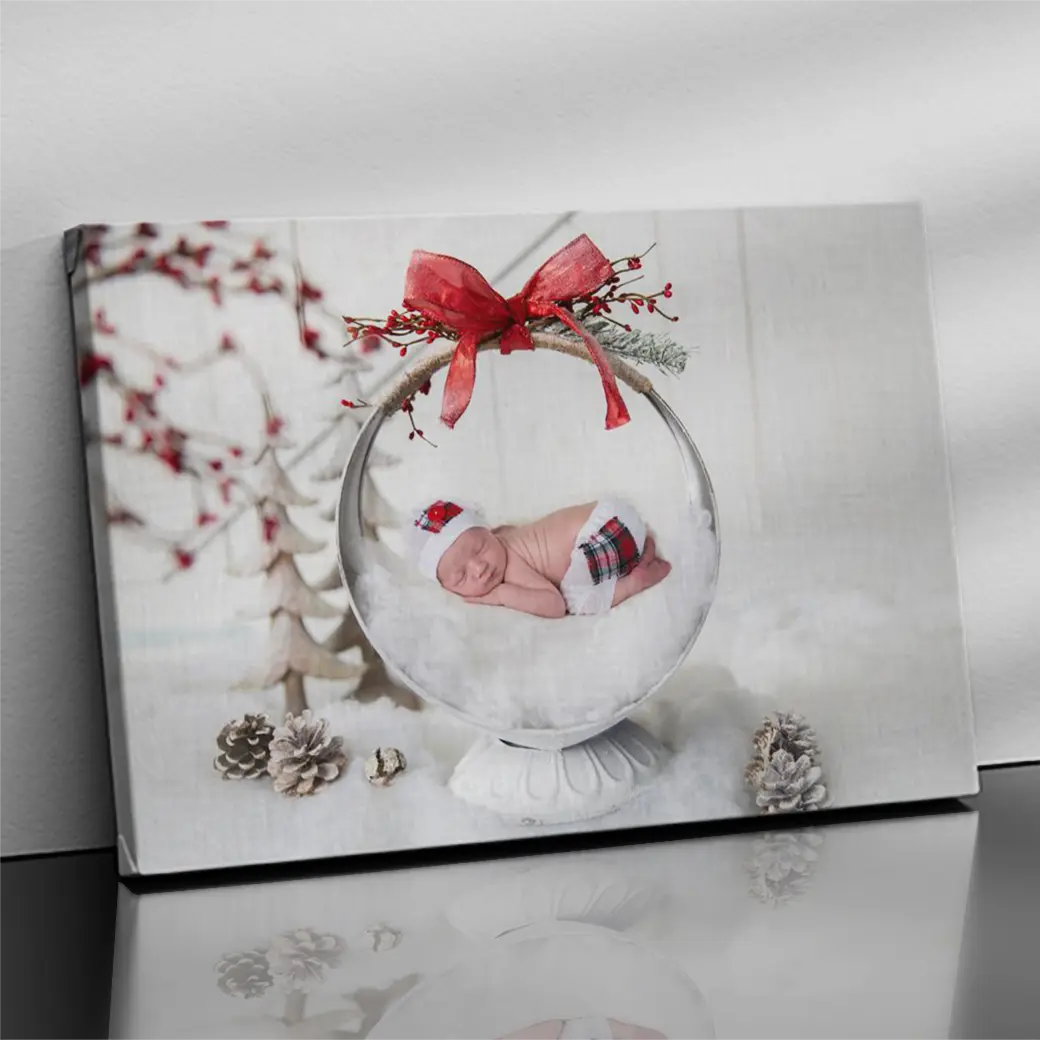 Gepersonaliseerd canvas Vakantie Babynestje 1