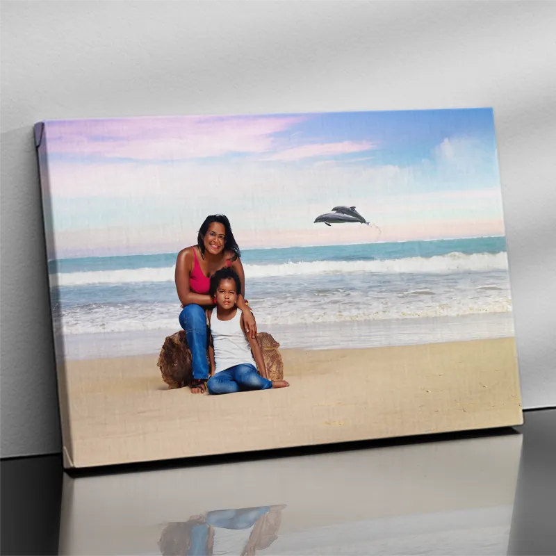 Gepersonaliseerd canvas Het strand 1
