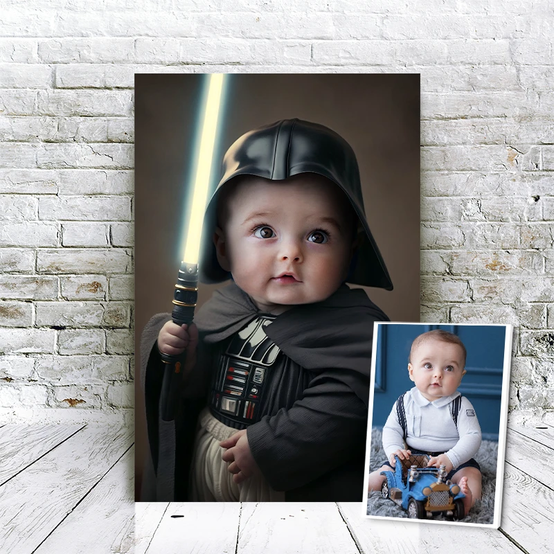 Baby Darth Vader - Unieke Foto