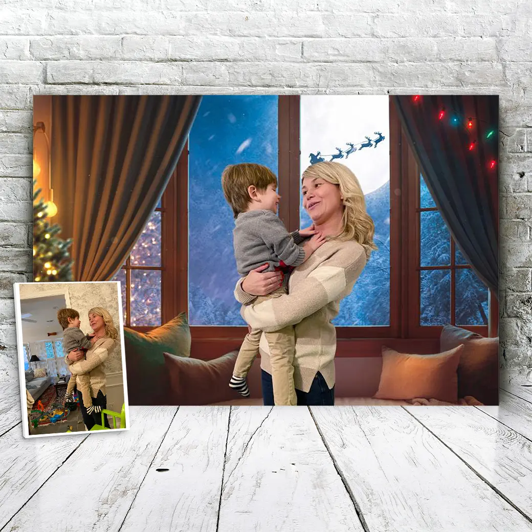 Kerst Raam Voorbeeld