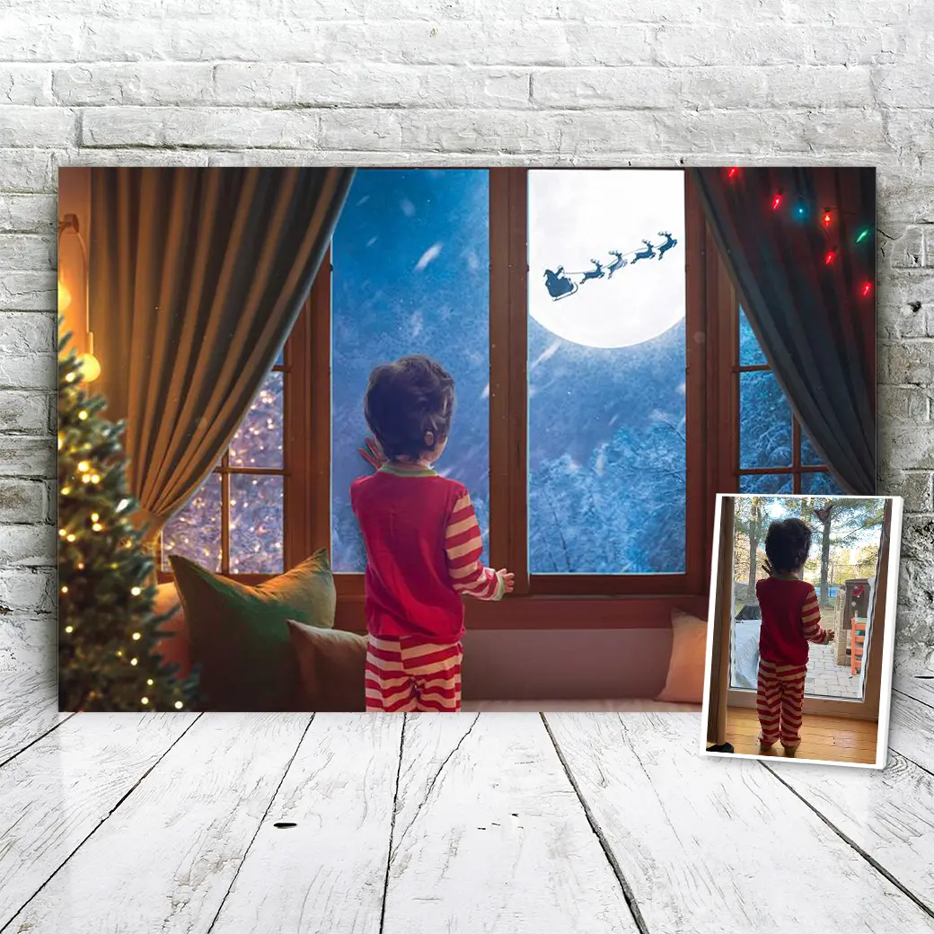 Kerst Raam Voorbeeld 2