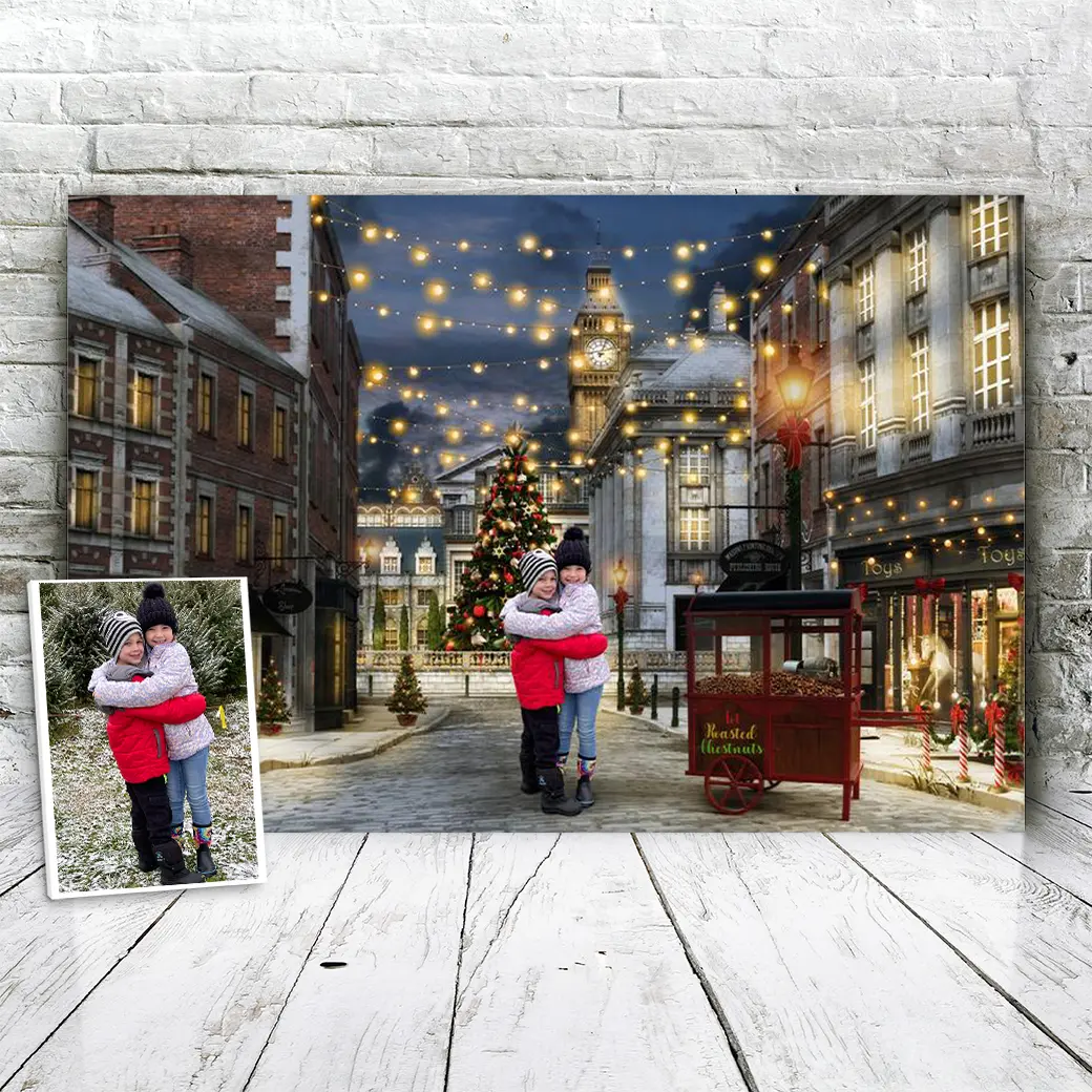Kerstmis in Londen Voorbeeld
