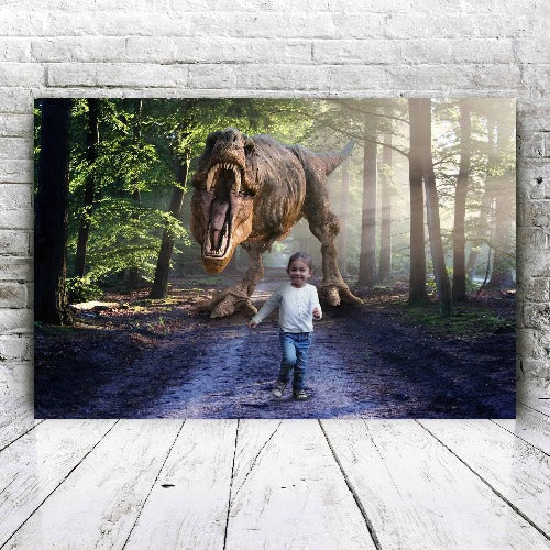 Voorbeeld Dino Forest canvas 3