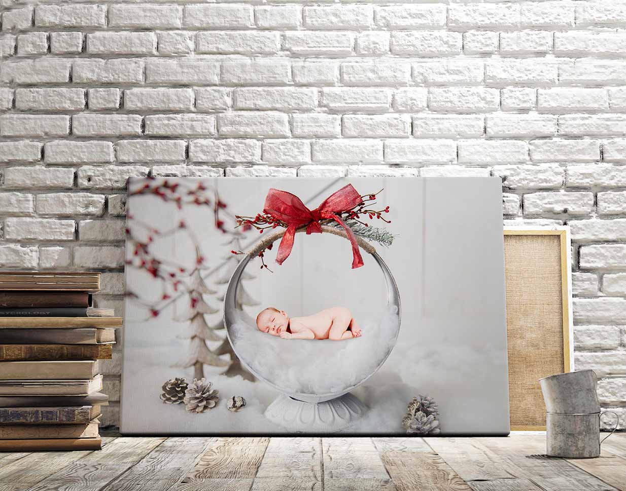 Gepersonaliseerd canvas Vakantie Babynestje 3