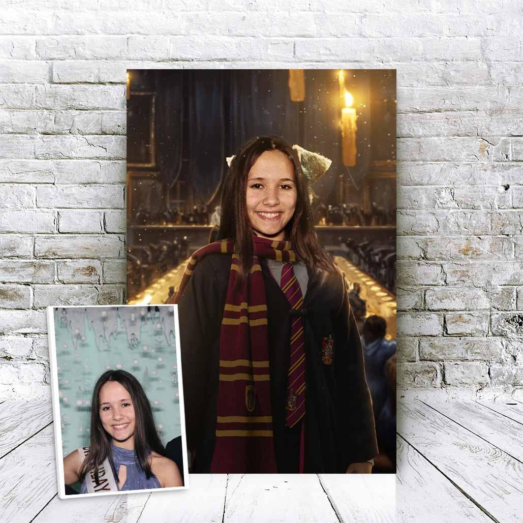 Gepersonaliseerd canvas De tovenaar - Portret voor volwassenen 1