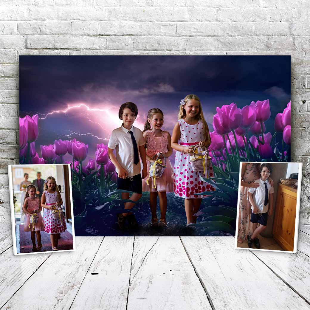 Tulpen storm - Unieke Foto