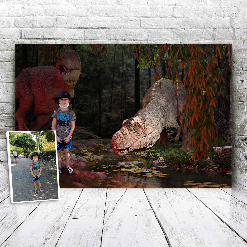 Lieve dino - Unieke Foto