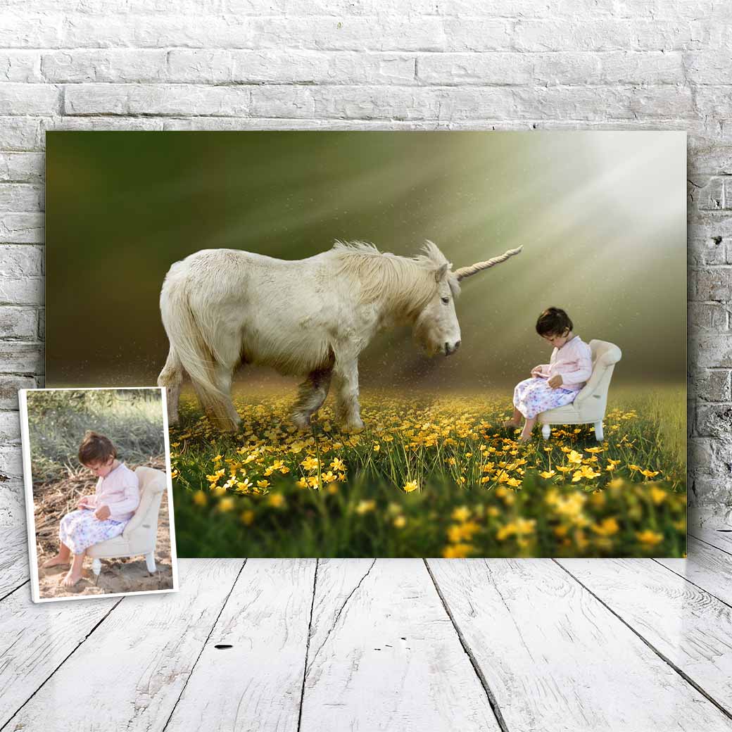 Baby unicorn - Unieke Foto