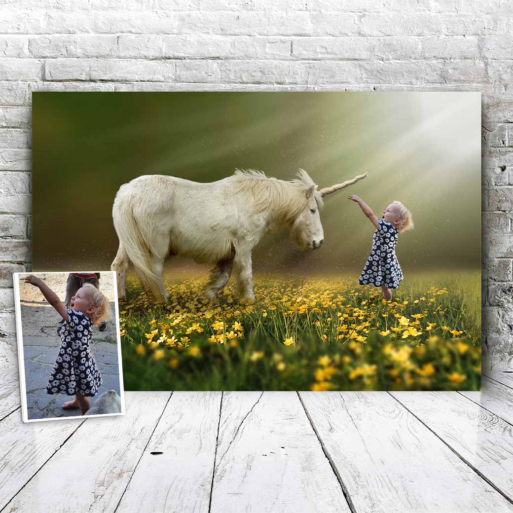 Baby unicorn - Unieke Foto