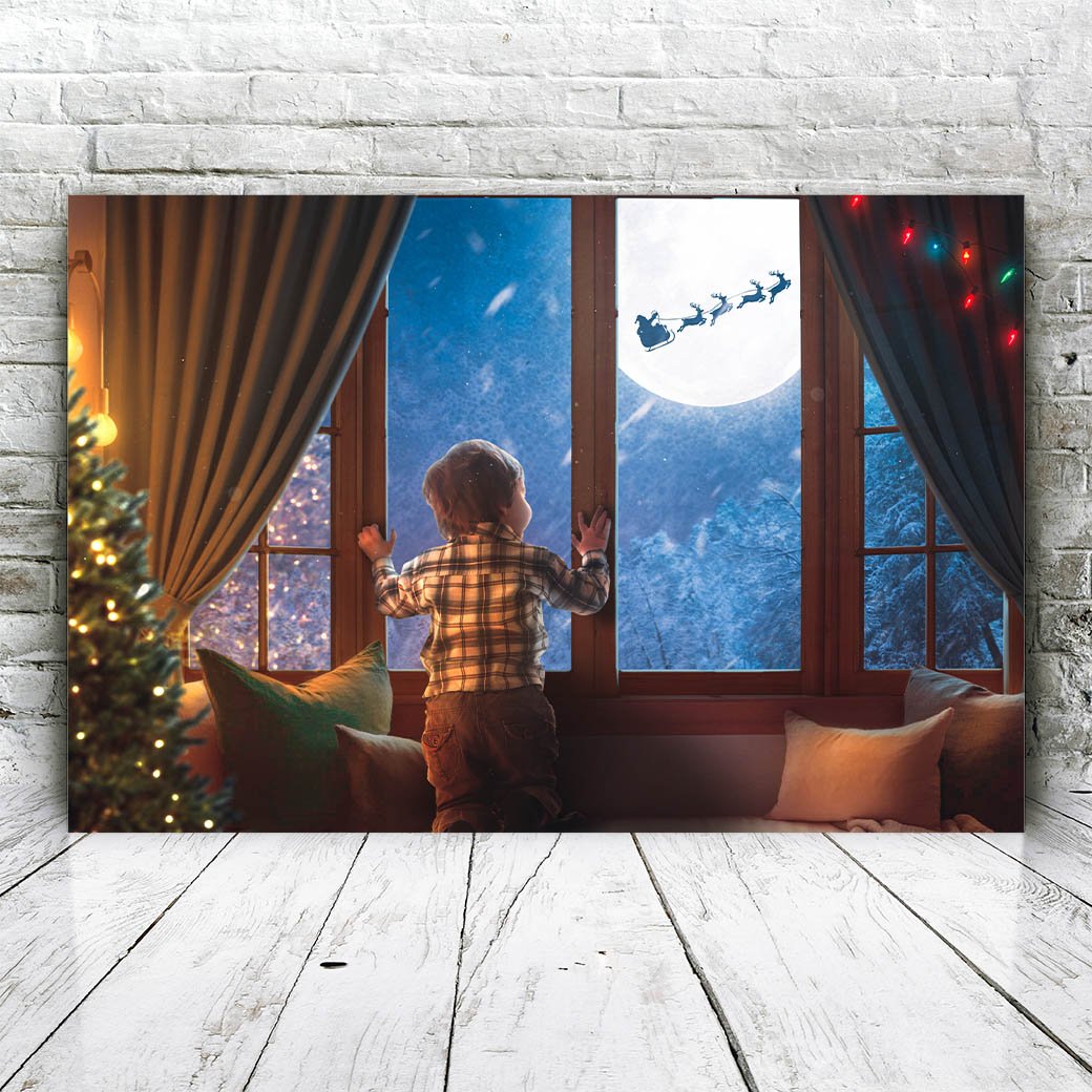 Kerst Raam - Unieke Foto