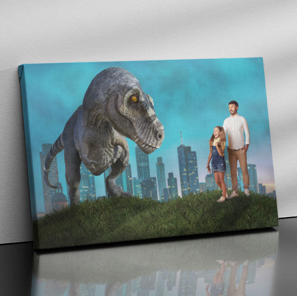Dino Stad - Unieke Foto