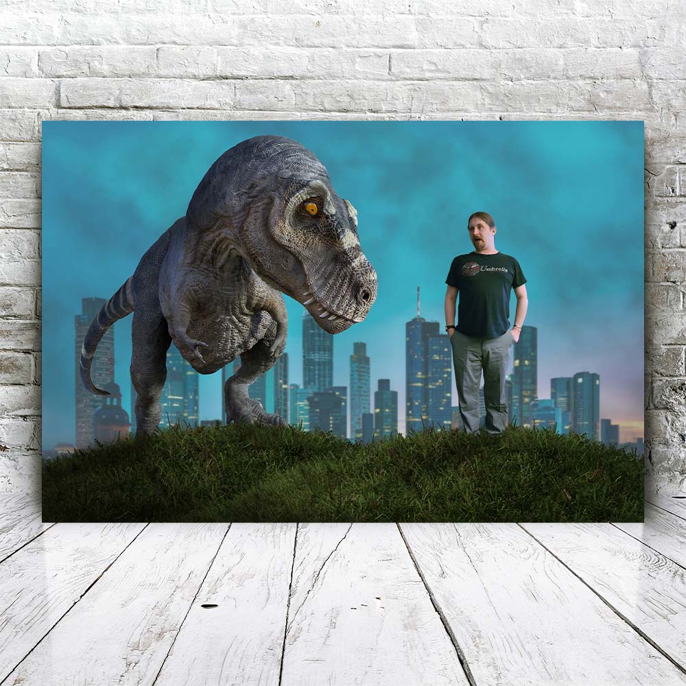 Dino Stad - Unieke Foto
