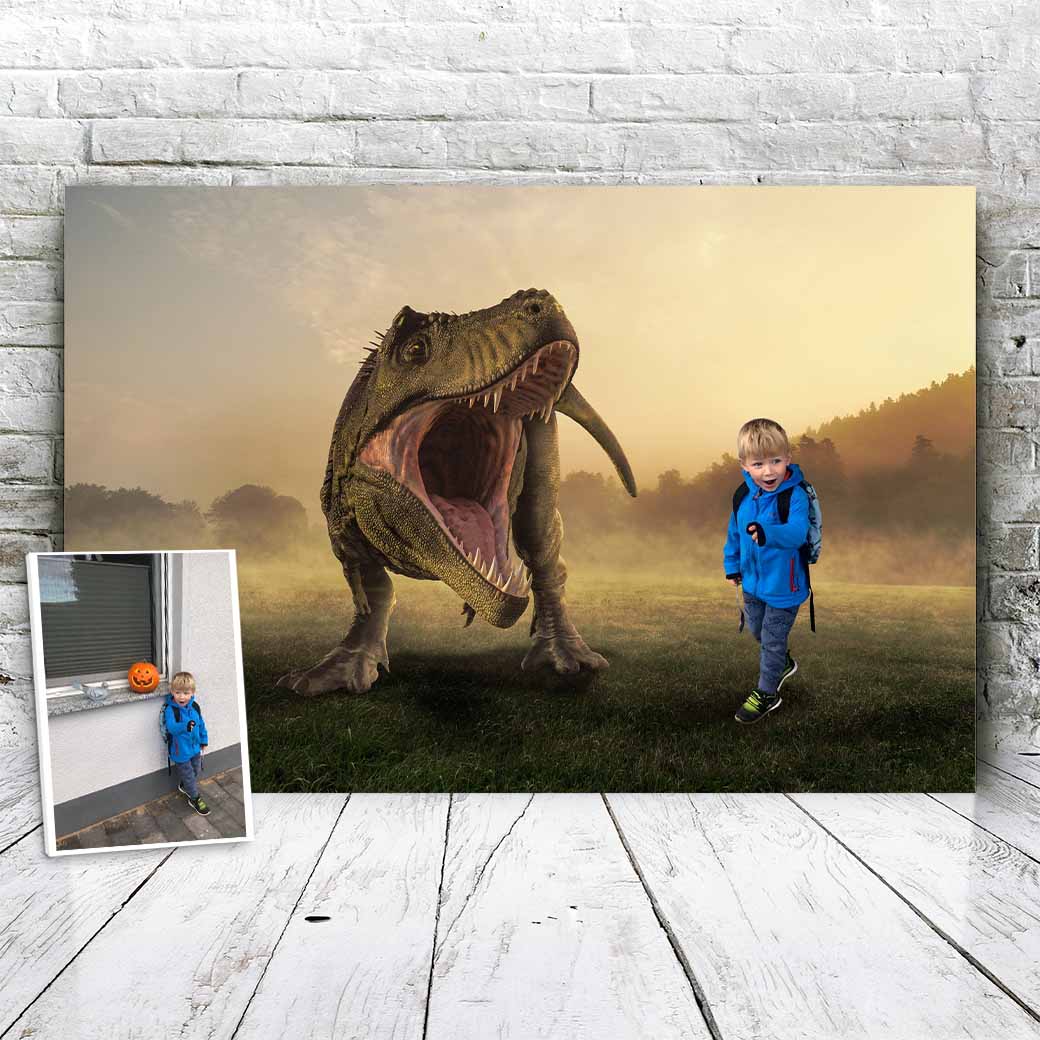 Enge dino - Unieke Foto