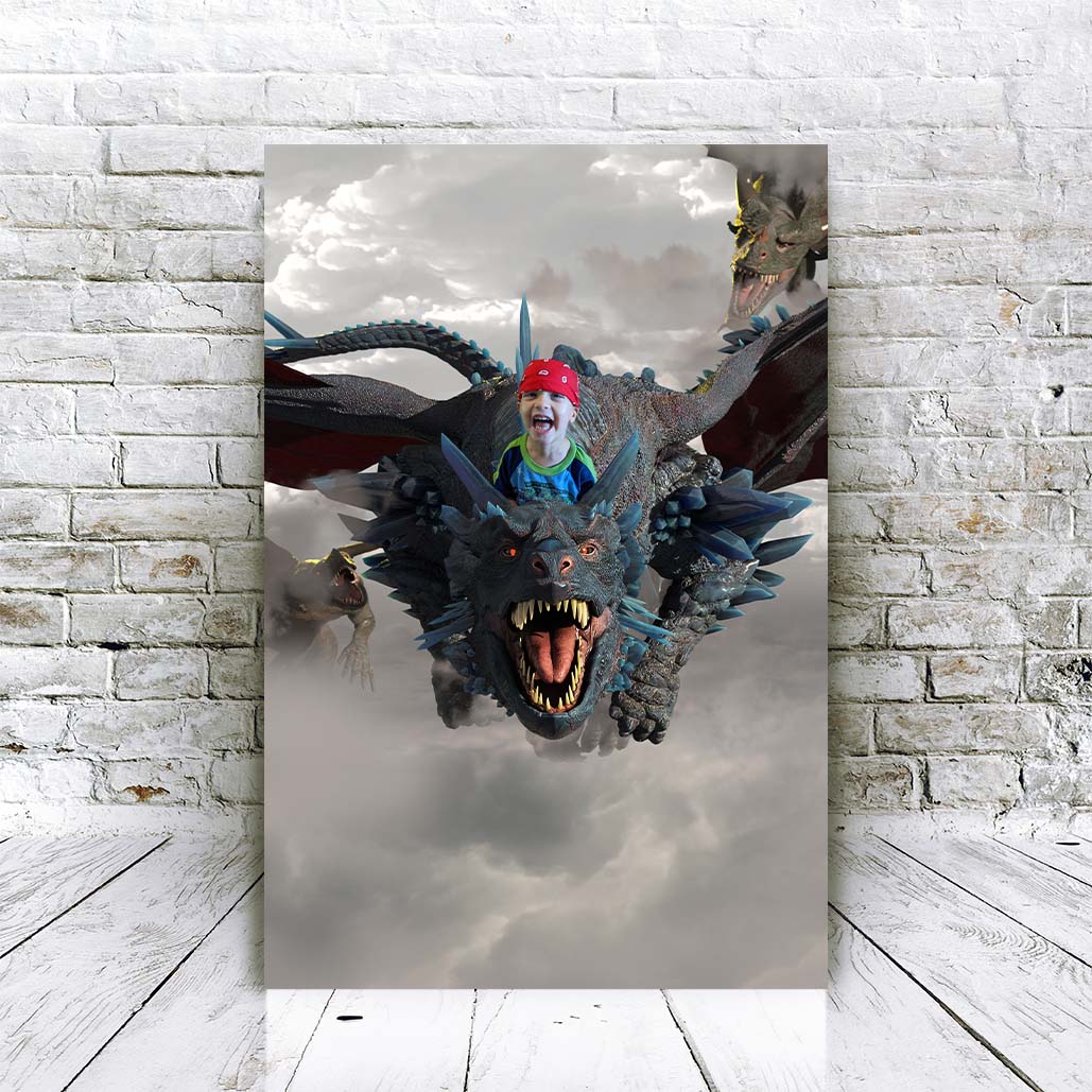Vliegende draak - Unieke Foto