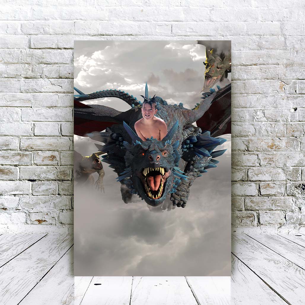 Vliegende draak - Unieke Foto