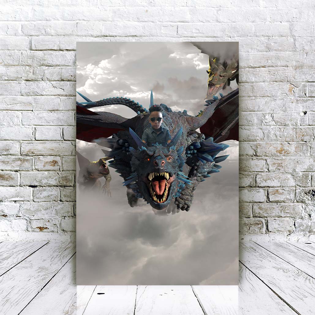 Vliegende draak - Unieke Foto