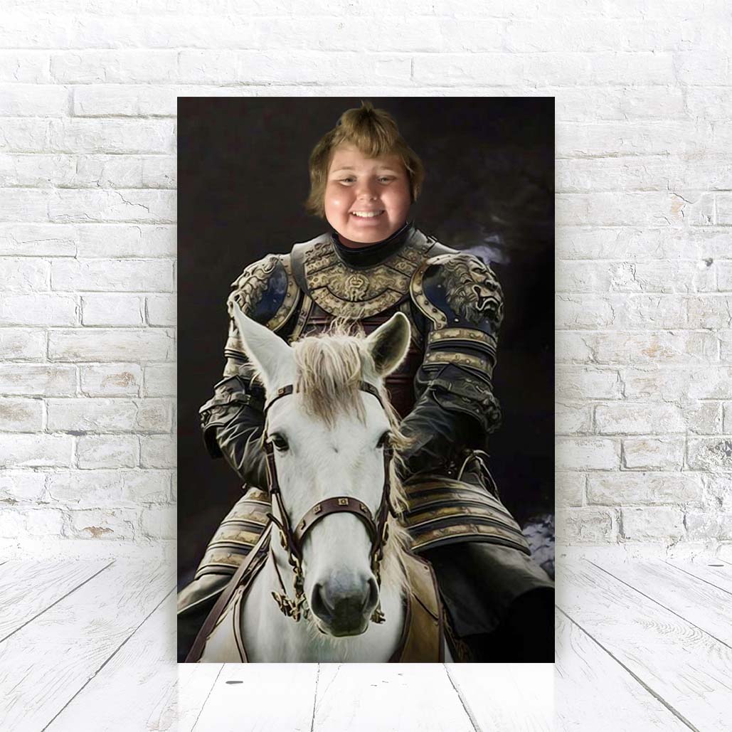 De Ridder op het Paard - Unieke Foto