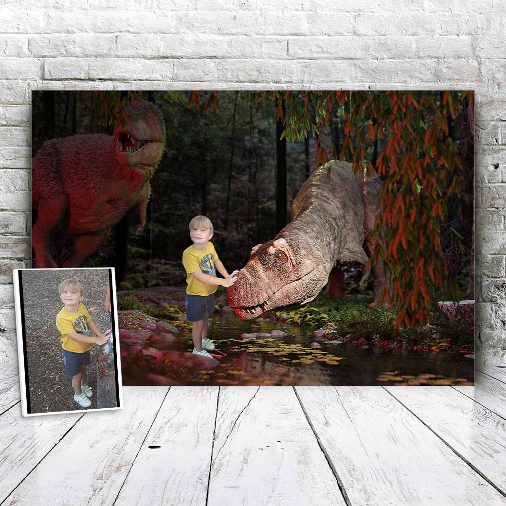Lieve dino - Unieke Foto