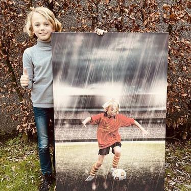 Voetballer - Unieke Foto