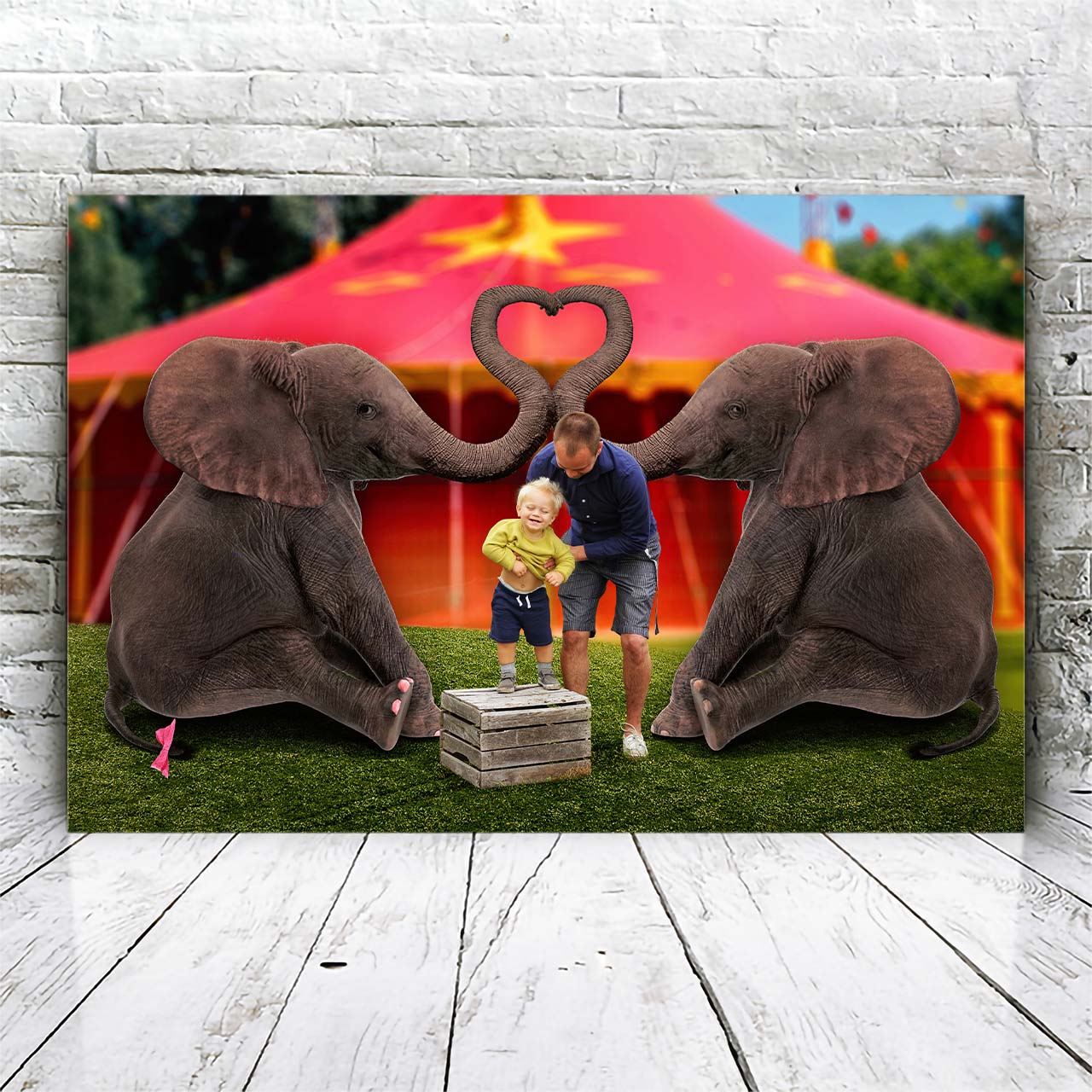 Liefdevolle Olifanten - Unieke Foto