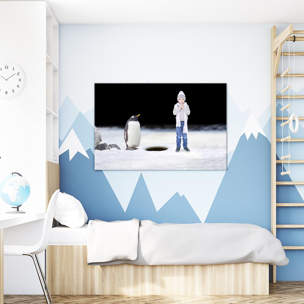 Winter Pinguïn - Unieke Foto