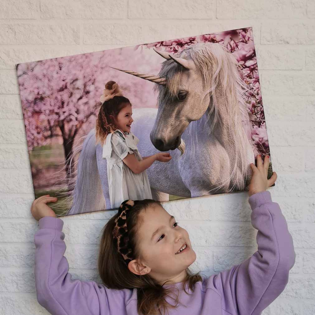 Roze Eenhoorn - Unieke Foto
