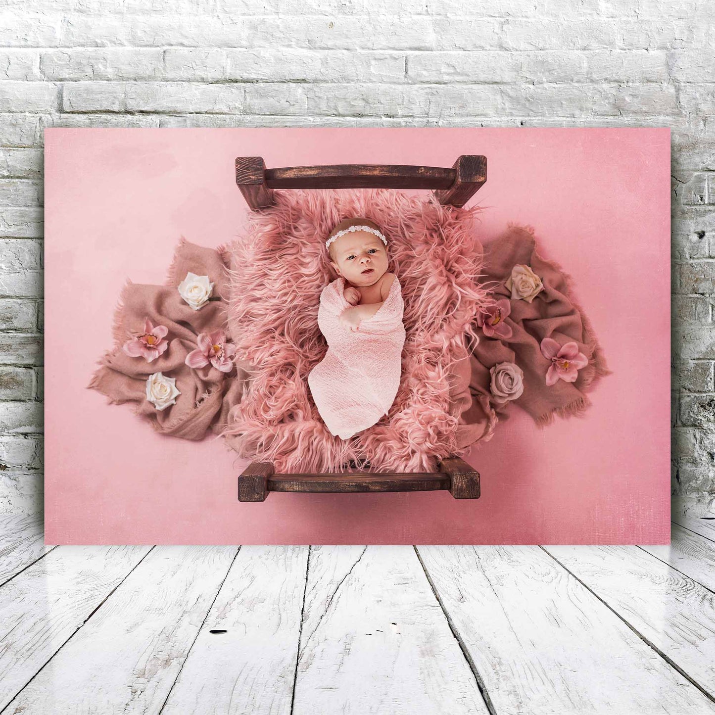 Roze Bedje - Unieke Foto