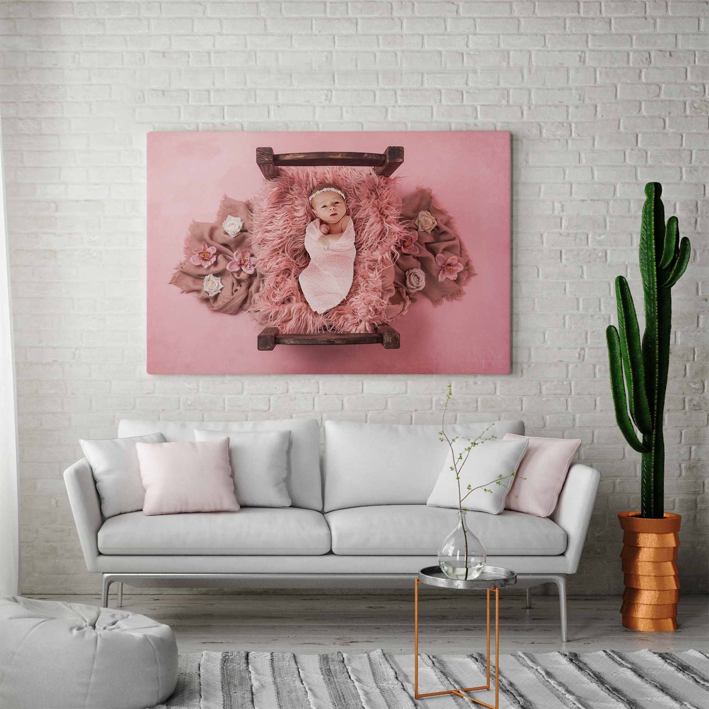 Roze Bedje - Unieke Foto