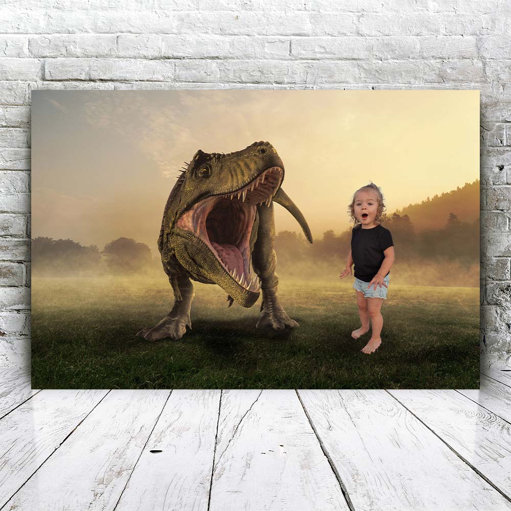Enge dino - Unieke Foto