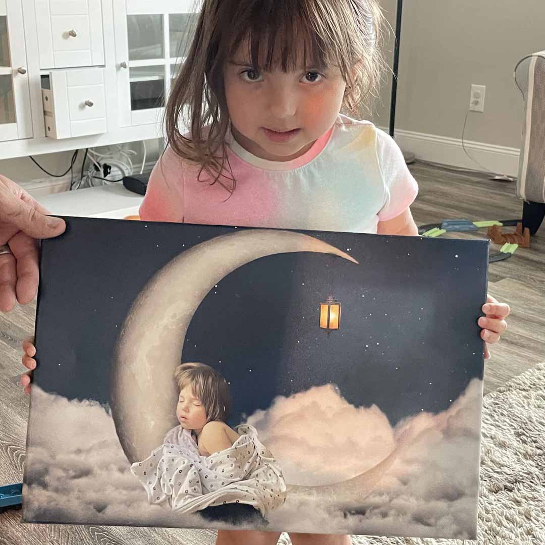 Slaap Maan - Unieke Foto
