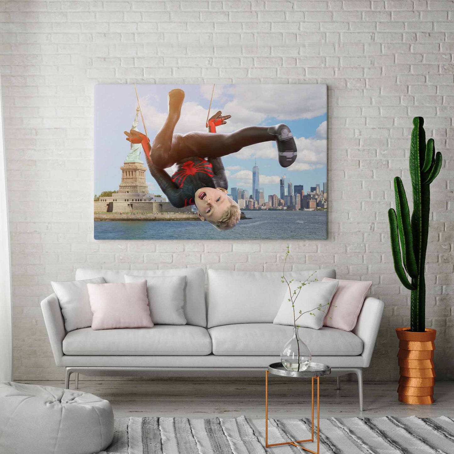 Vliegende Held - Unieke Foto