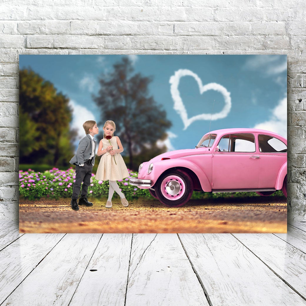 Valentijns Auto - Unieke Foto