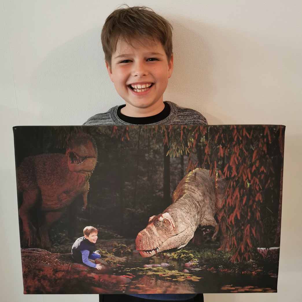 Lieve dino - Unieke Foto