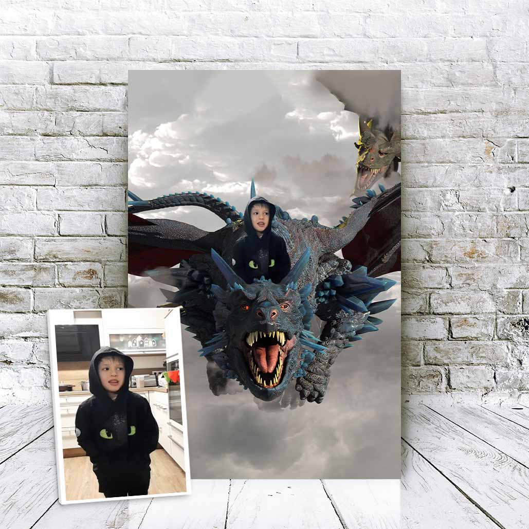 Vliegende draak - Unieke Foto
