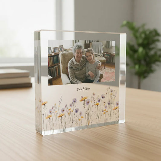Foto op Glasblok | Origineel Moederdagcadeau - Unieke Foto