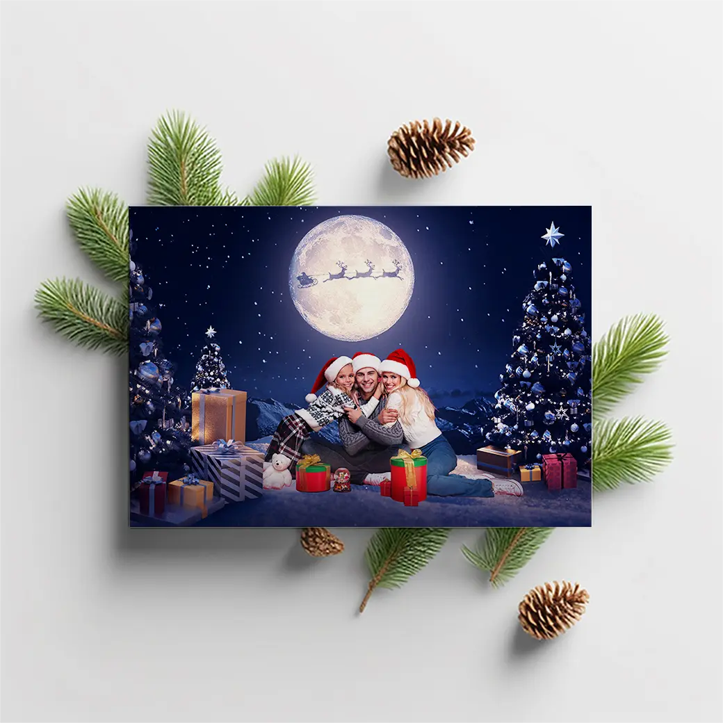Gepersonaliseerde kerstkaarten