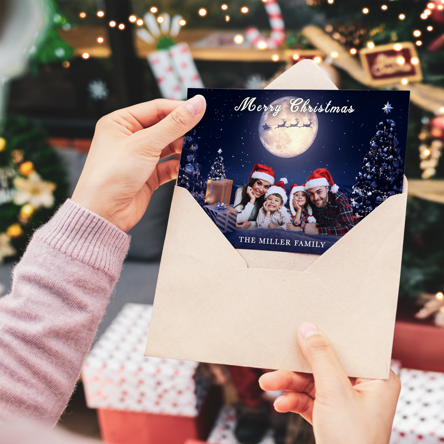 Gepersonaliseerde kerstkaarten