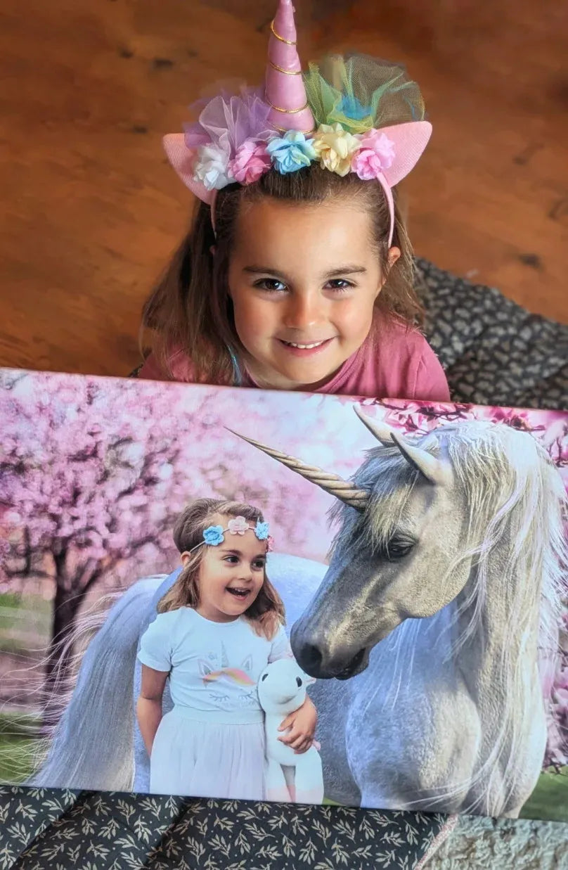 Roze Eenhoorn - Unieke Foto