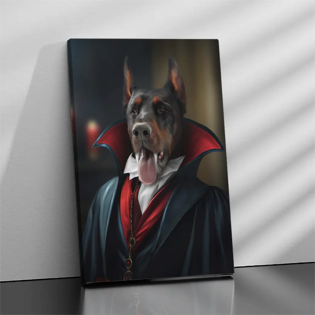 Gepersonaliseerd canvas Dracula 1