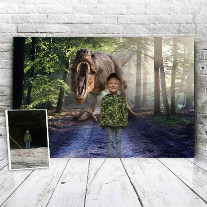 Dino Forest - fabelachtig portret