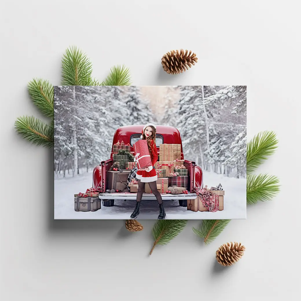 Gepersonaliseerde kerstkaarten