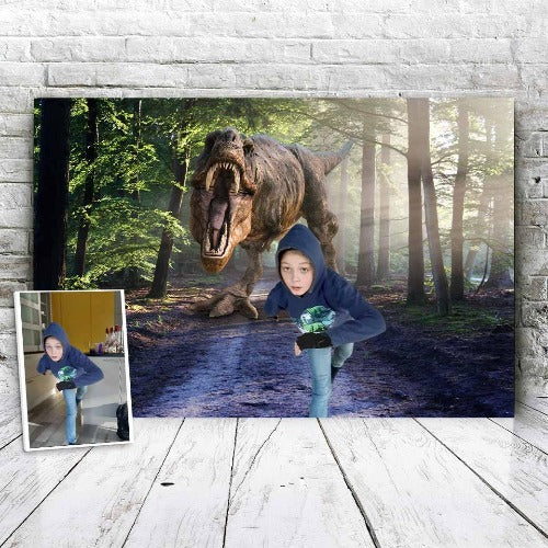 Example Dino Forest canvas 2