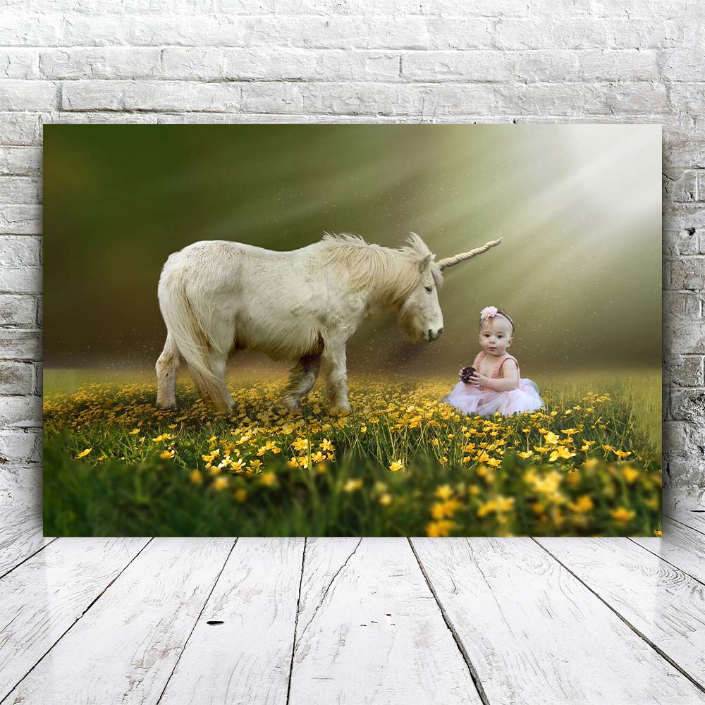 Baby unicorn - Unieke Foto