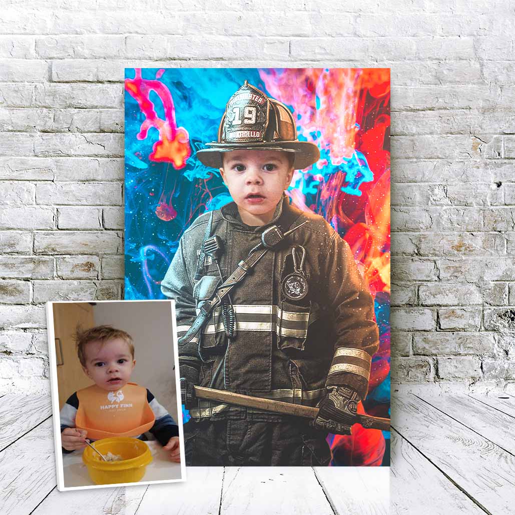 De Brandweerman - Unieke Foto