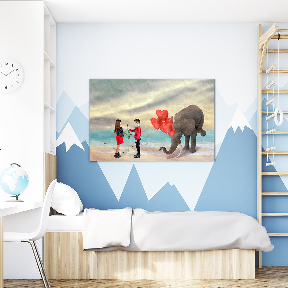 Loving Elephant