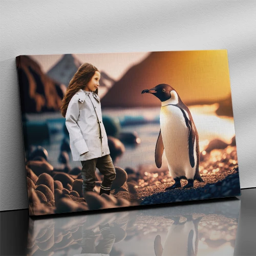 Vredige Pinguïn - Unieke Foto