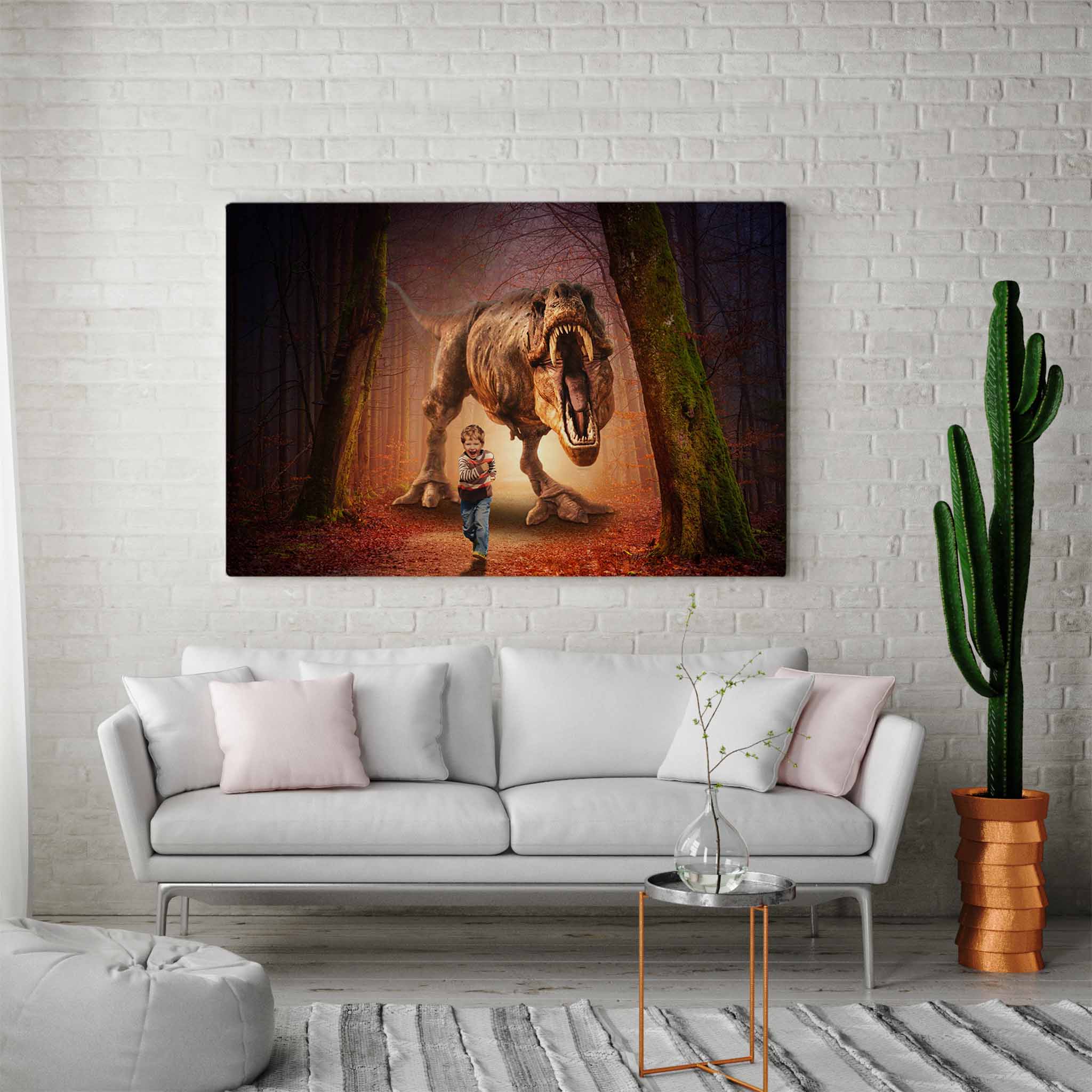 Rennende Dino – Unieke Foto